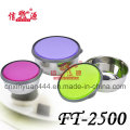 Stainless Steel Color Lid Keep Fresh Box (FT-2500)